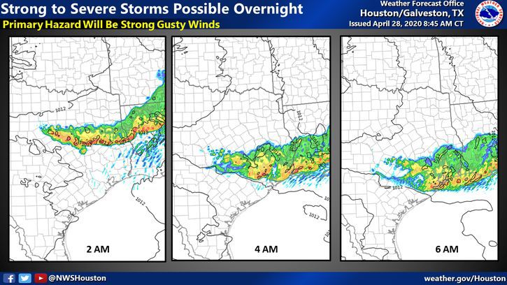 Strong to Severe Storms Possible Overnight